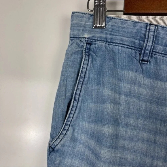LA't by L'Agence Chambray Cropped Pants Size 24 - Picture 6 of 8